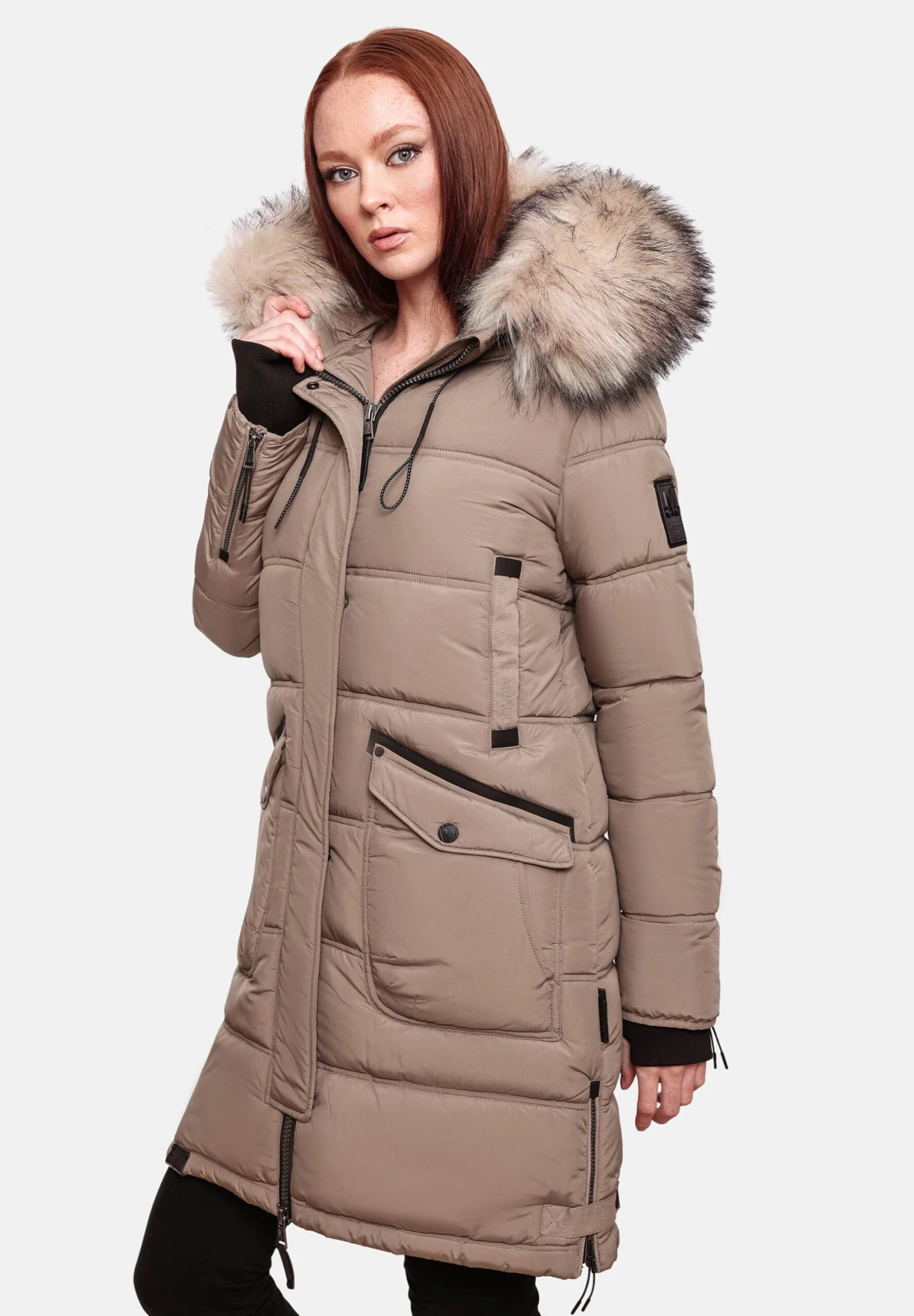 Marikoo Chaskaa - Winterjas - Taupe 3 Marikoo Chaskaa - Winterjas - Taupe - Afbeelding 3