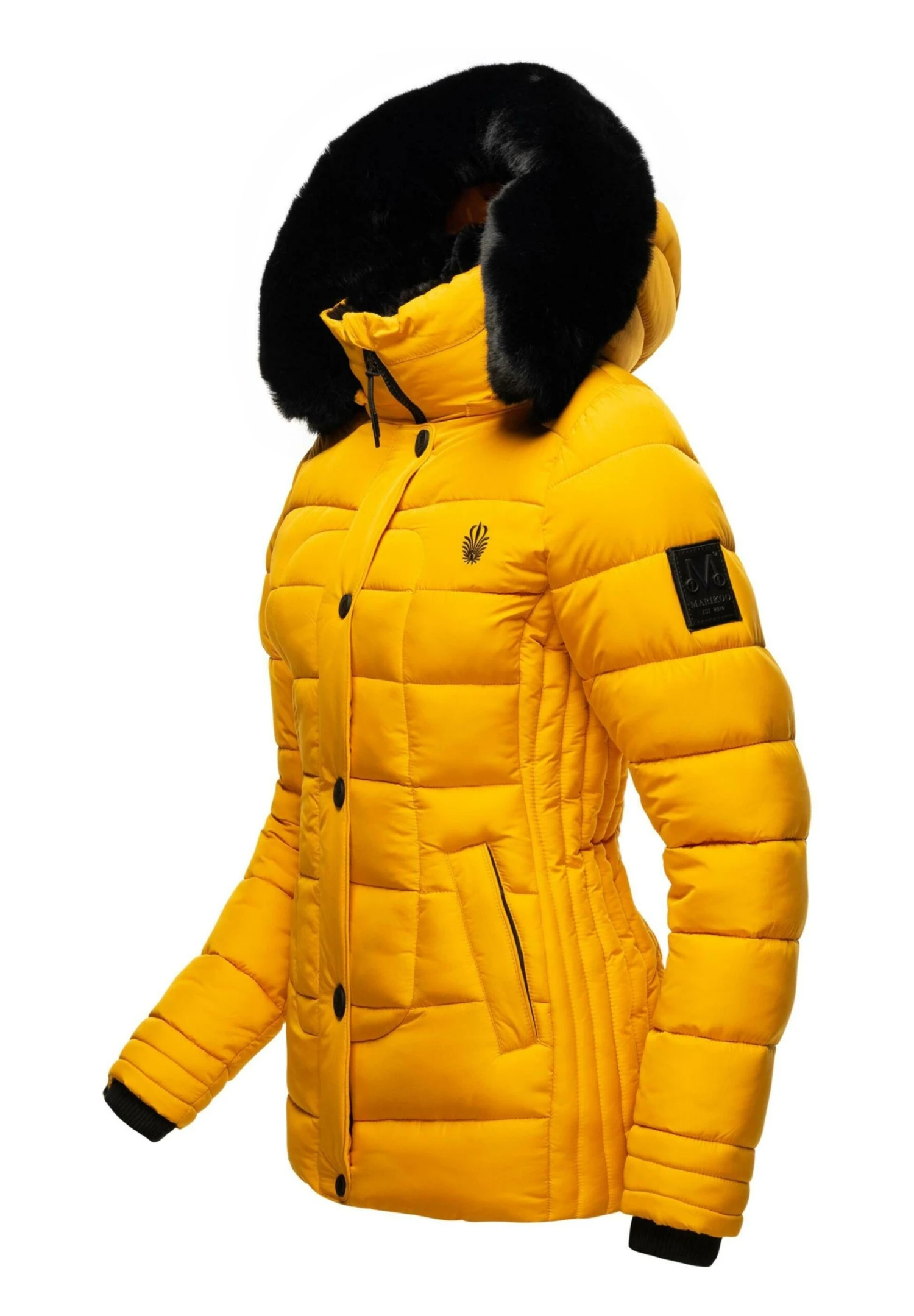 Marikoo Qesraa - Winterjas - Dark Yellow 2 Marikoo Qesraa - Winterjas - Dark Yellow - Afbeelding 2