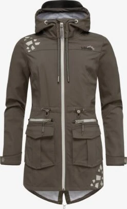 Marikoo Outdoor Jassen Functionele Jas Ulissaa Dames Grijs / Aardetinten -Marikoo 073ce137c34994873ea30a3c60e6ef33