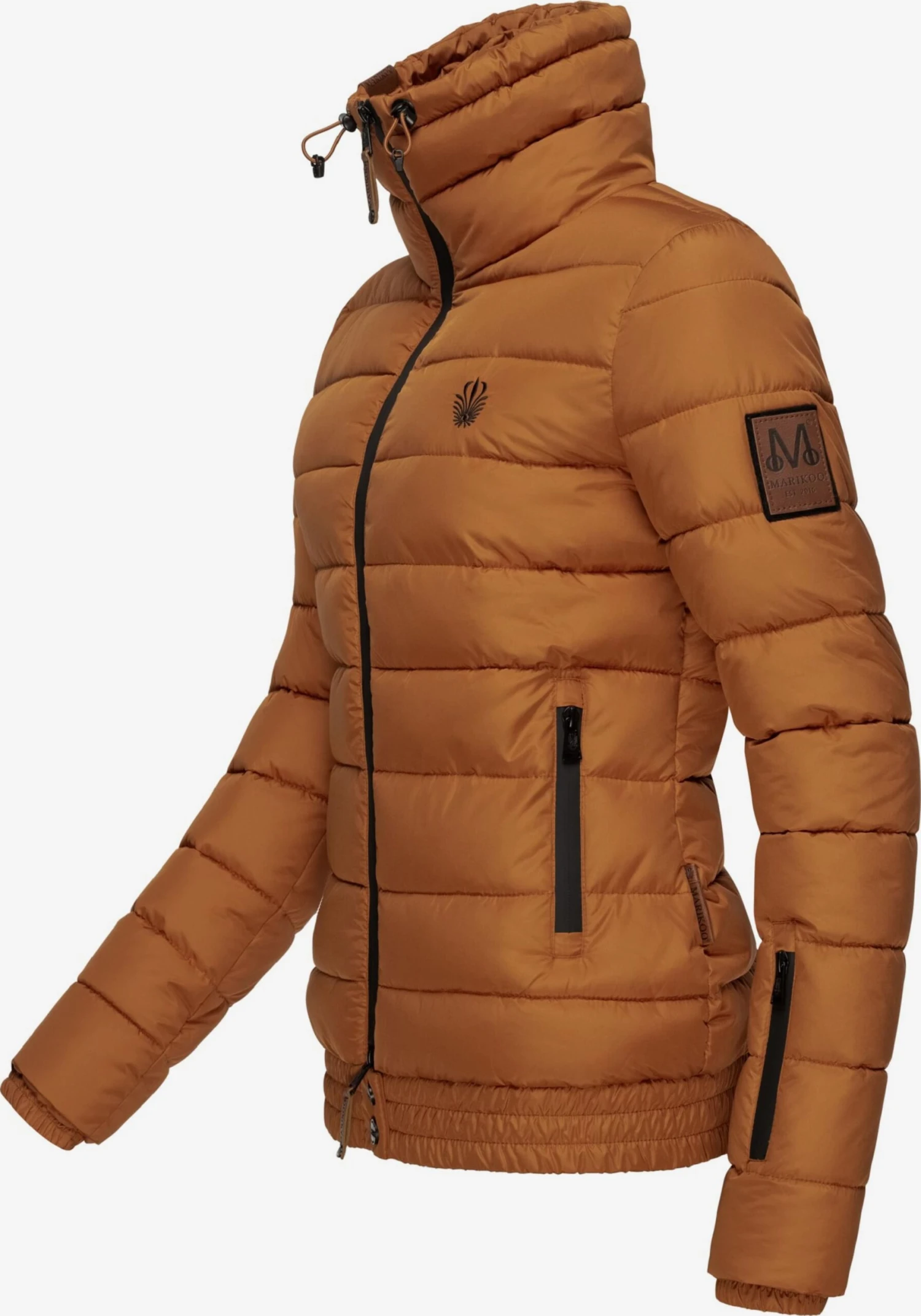 Marikoo Winterjassen Winterjas Poison Dames Bruin 2 Marikoo Winterjassen Winterjas Poison Dames Bruin - Afbeelding 2