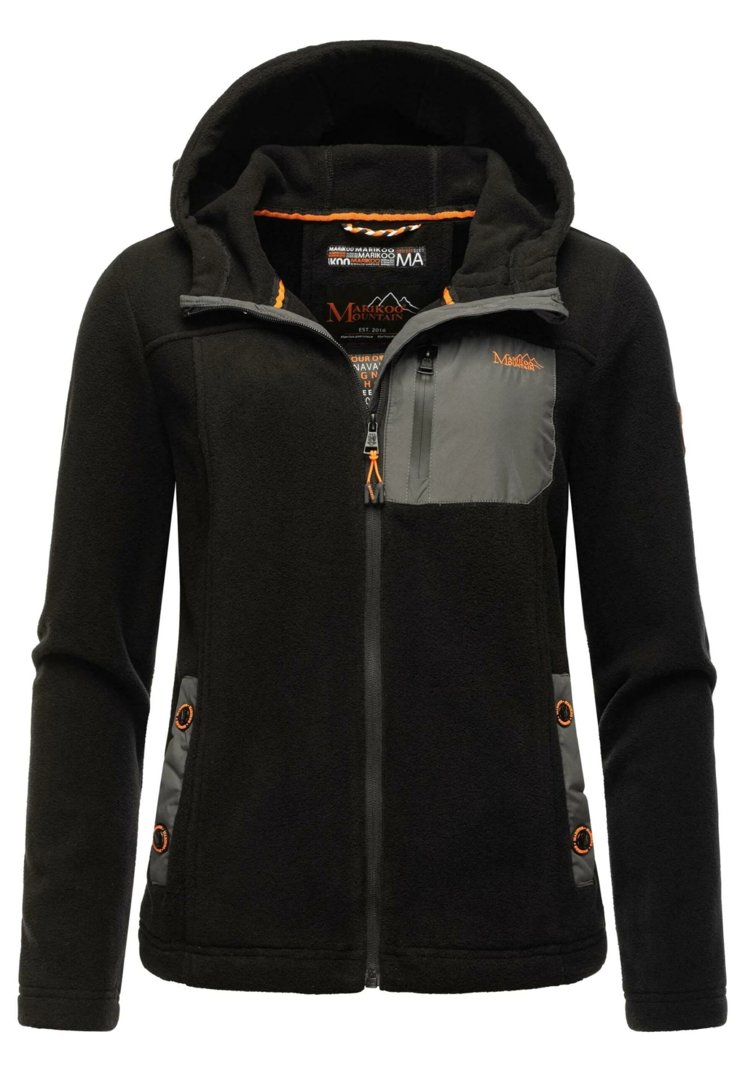 Marikoo Mount Iwaki - Fleecejas - Black