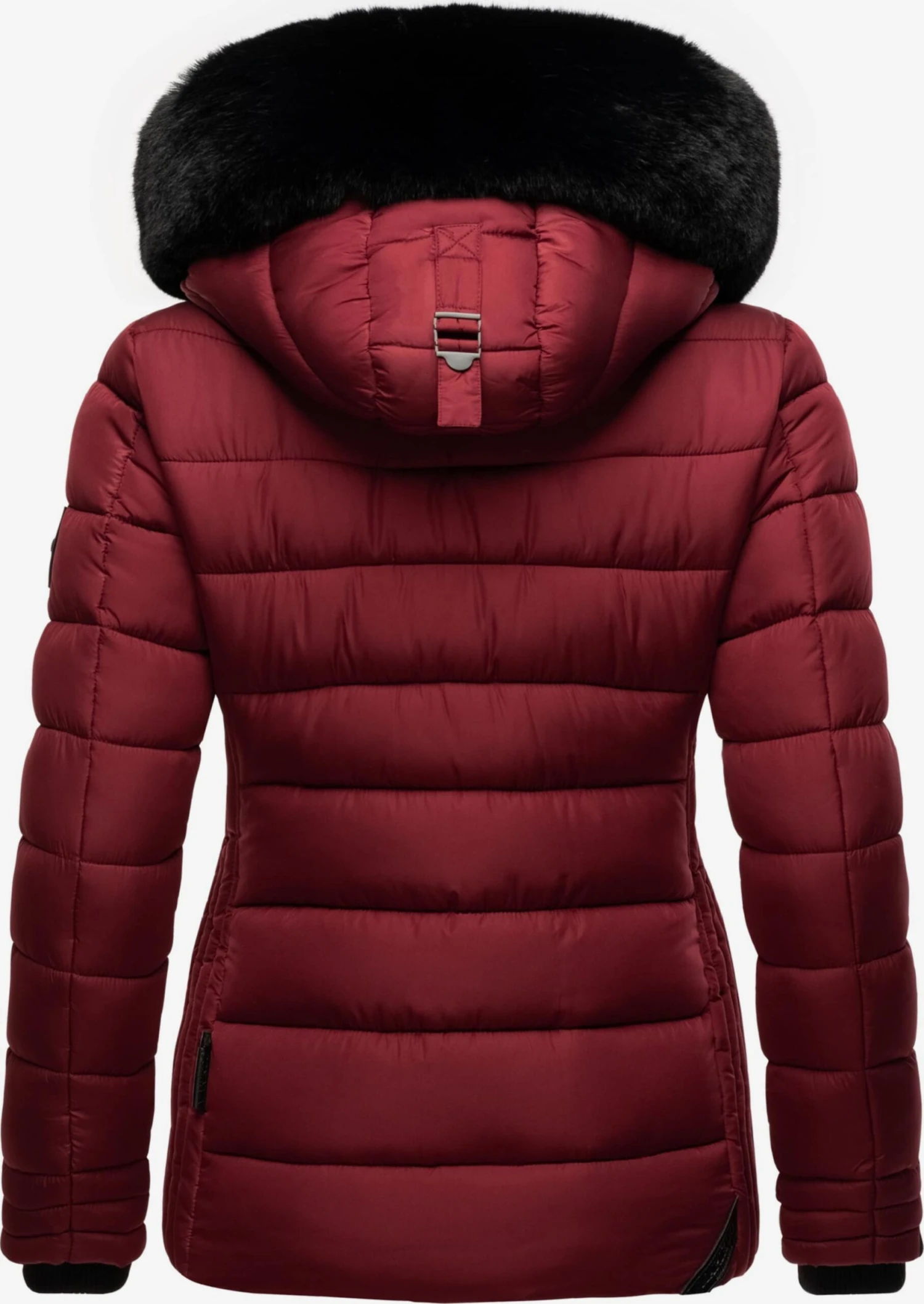 Marikoo Winterjassen Winterjas Qesraa Dames Kersrood 3 Marikoo Winterjassen Winterjas Qesraa Dames Kersrood - Afbeelding 3