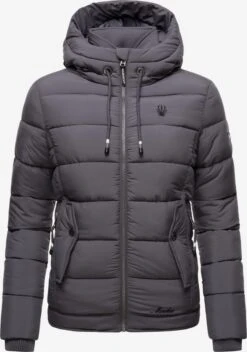 Marikoo Winterjassen Winterjas Taisaa Dames Donkergrijs -Marikoo 135c24285ff289205ade541eae4bc055