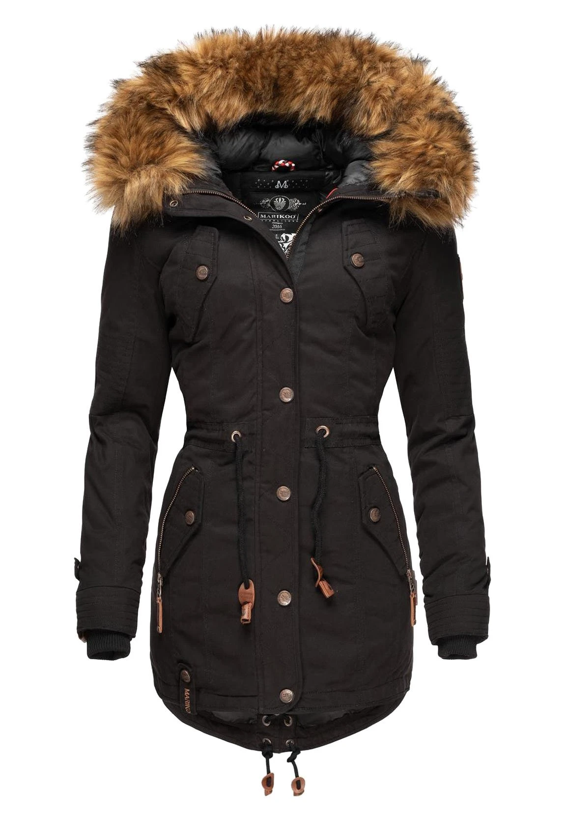 Marikoo Viva- Winterjas - Black 5 Marikoo Viva- Winterjas - Black - Afbeelding 5
