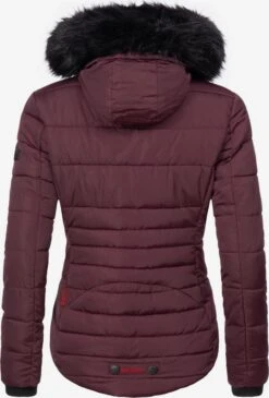 Marikoo Winterjassen Winterjas Lotusblüte Dames Bourgogne -Marikoo 172240e0f0968f736fd441da14352275