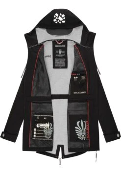 Marikoo Ulissaa - Regenjas - Black -Marikoo 1c8712390f2541ffafe3bdd2f1bb970d