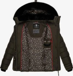 Marikoo Winterjassen Winterjas Qesraa Dames Antraciet -Marikoo 204f91aba11b9cf59bff7abff45b71e8