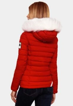 Marikoo Winterjassen Winterjas Nasriin Dames Rood -Marikoo 281e2f230eb03d3e9e439329cda9ab35