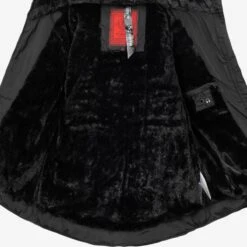 Marikoo Winterjassen Winterjas Amber Dames Zwart -Marikoo 299597aad8099dcd18d9b2118bc2e300