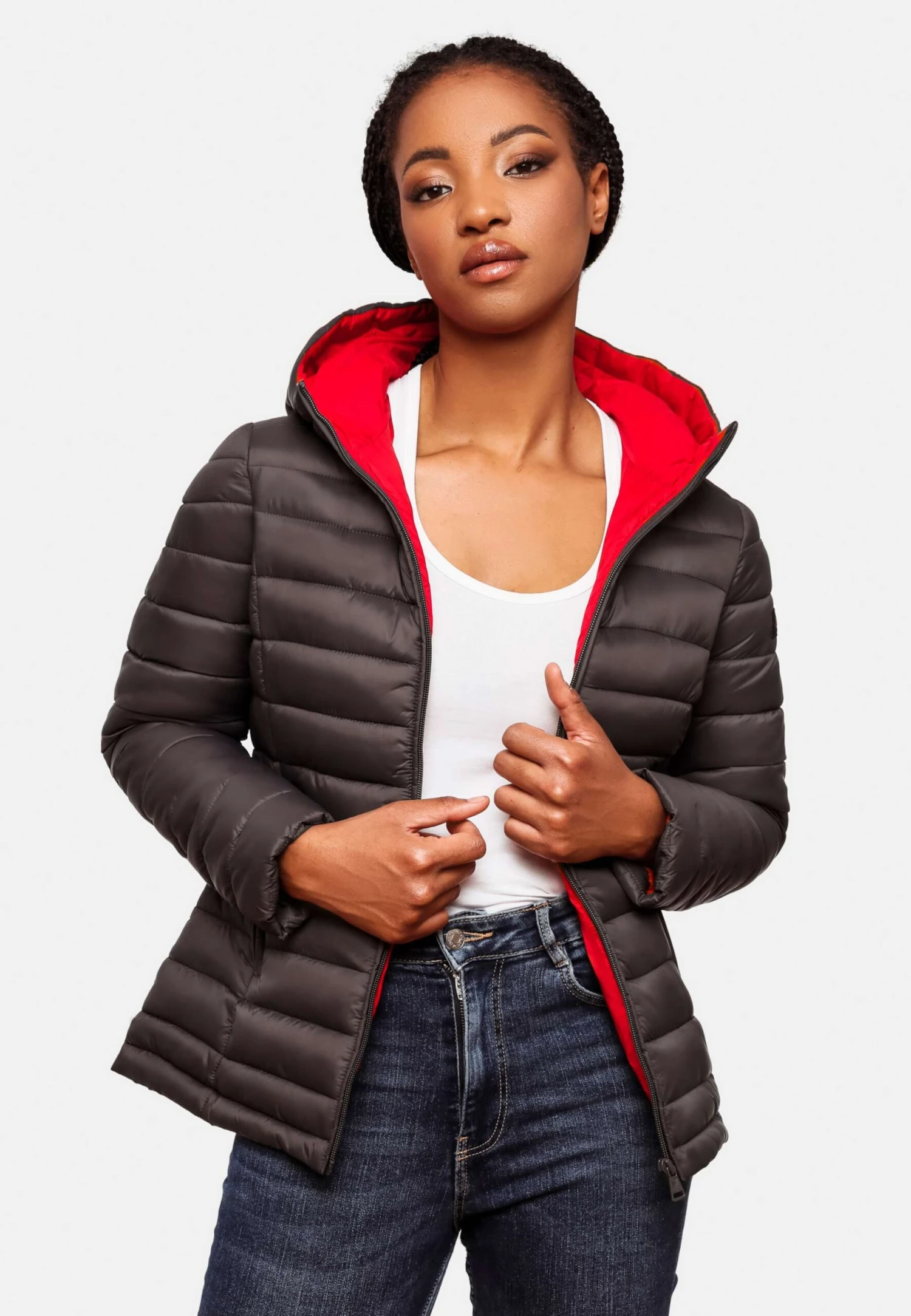 Marikoo Outdoor Jassen Functionele Jas Dames Antraciet 8 Marikoo Outdoor Jassen Functionele Jas Dames Antraciet - Afbeelding 8