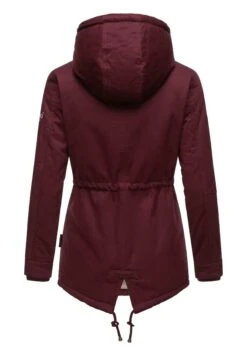 Marikoo Manolya - Winterjas - Dark Red Melange -Marikoo 2eb9d9f950e94806ba2ee8e4c91a52dd