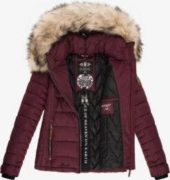 Marikoo Winterjassen Winterjas Lerikaa Dames Bordeaux -Marikoo 33e511cc944d97ad3eb888a8b7c2f2b4