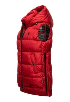 Marikoo Zarinaa - Bodywarmer - Red -Marikoo 3693211697d94118a6f26c70844da4e2