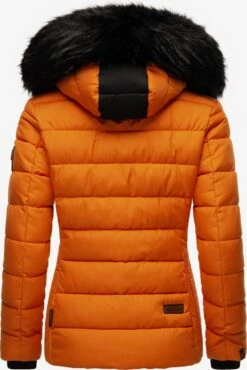 Marikoo Winterjassen Winterjas Unique Dames Oranje -Marikoo 39f3d21f13a5b080b3e87e27a68ab48b
