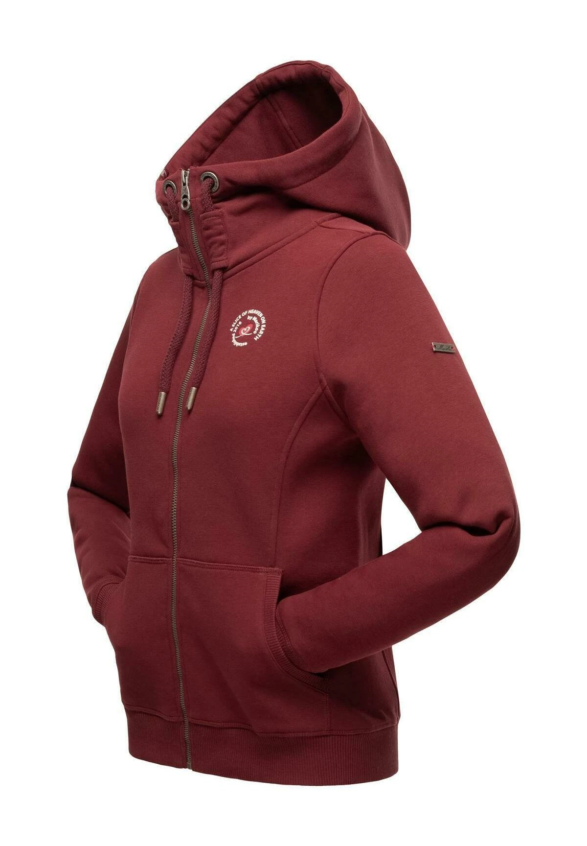 Marikoo Setsunaa - Sweater Met Rits - Bordeaux 7 Marikoo Setsunaa - Sweater Met Rits - Bordeaux - Afbeelding 7