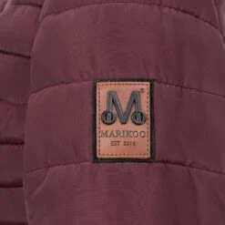 Marikoo Winterjassen Winterjas Amber Dames Wijnrood 8 Marikoo Winterjassen Winterjas Amber Dames Wijnrood -Marikoo 42a95e2c882ab904b57cb0e2843efb38