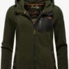 Marikoo Outdoor Jassen Fleece Jas Mount Iwaki Dames Donkergroen