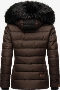Marikoo Winterjassen Winterjas Unique Dames Bruin -Marikoo 45482eef3c6fbeefc51d1580d8d6099d