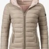 Marikoo Outdoor Jassen Functionele Jas Dames Lichtbeige