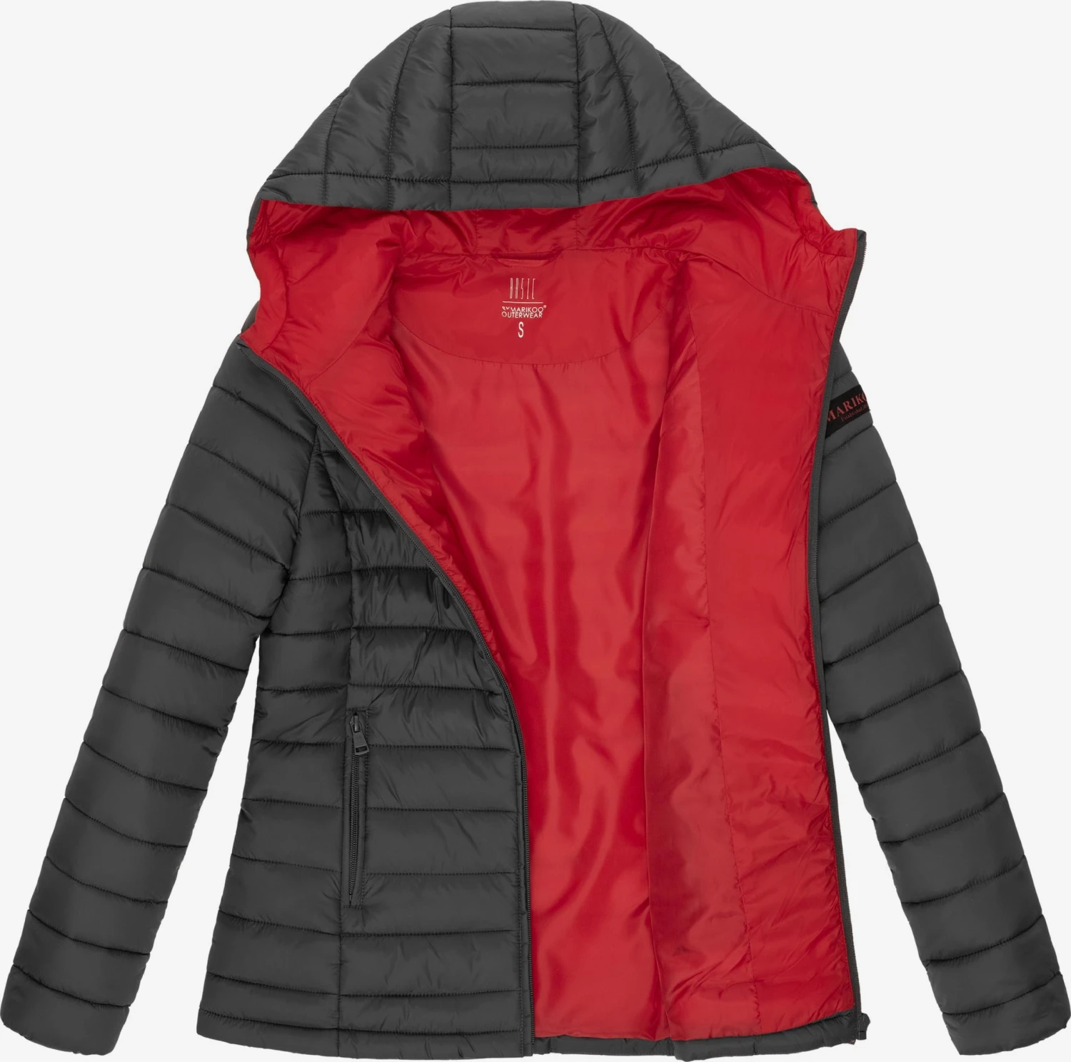 Marikoo Outdoor Jassen Functionele Jas Dames Antraciet 4 Marikoo Outdoor Jassen Functionele Jas Dames Antraciet - Afbeelding 4