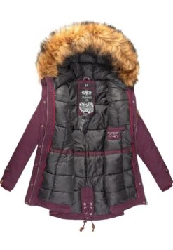 Marikoo Viva- Winterjas - Burgundy -Marikoo 4b0aef2eedb745ad9f9d8a1b7352a8be