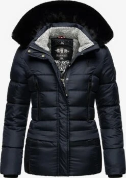 Marikoo Winterjassen Winterjas Loveleen Dames Navy