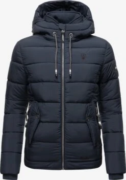 Marikoo Winterjassen Winterjas Taisaa Dames Navy -Marikoo 51737be2f7fe4401734c3d7c95ec168e