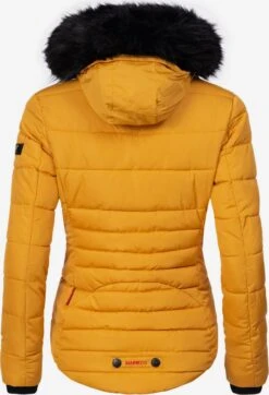 Marikoo Winterjassen Winterjas Lotusblüte Dames Goudgeel -Marikoo 553be8624fc5e0d7a2eba86a7ab7666a