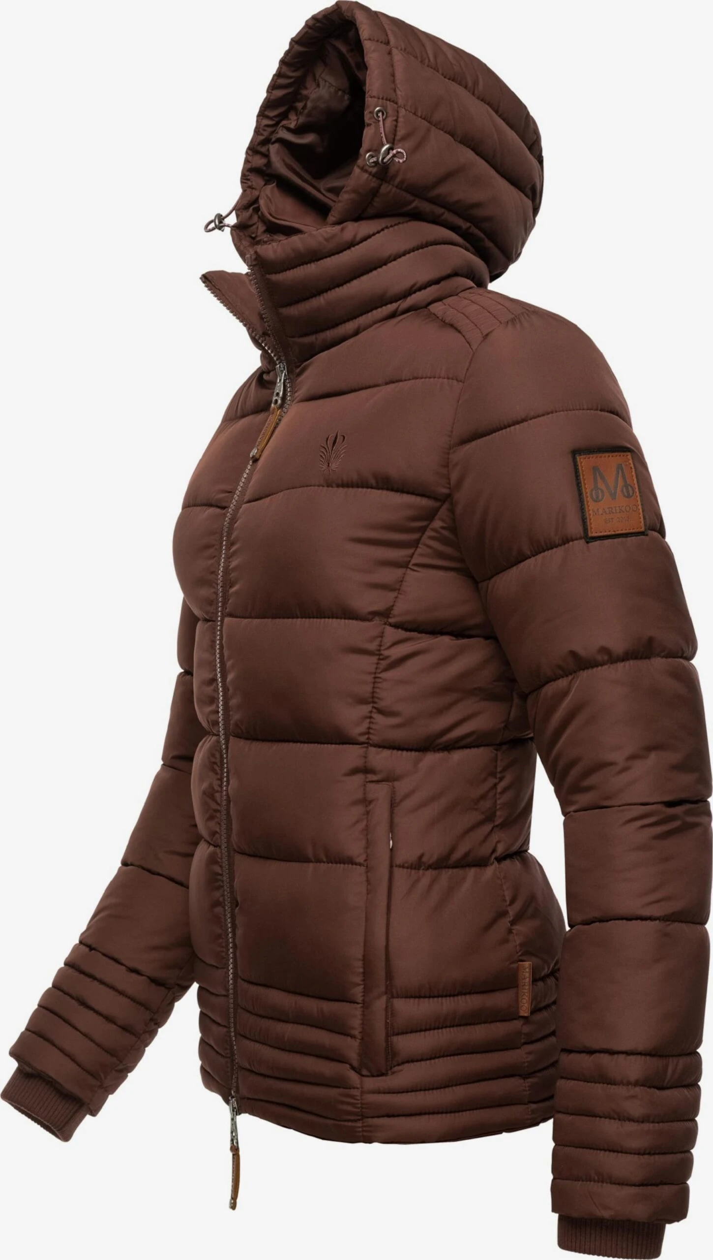 Marikoo Winterjassen Winterjas Sole Dames Chocoladebruin 2 Marikoo Winterjassen Winterjas Sole Dames Chocoladebruin - Afbeelding 2