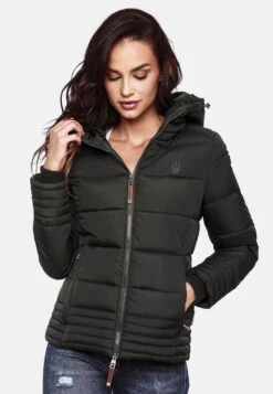 Marikoo Winterjassen Winterjas Sole Dames Antraciet -Marikoo 59a6310df8e3f530678869f50882e834