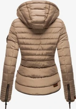 Marikoo Winterjassen Winterjas Amber Dames Beige -Marikoo 6180aec0a366903ec13e62903d5a7544