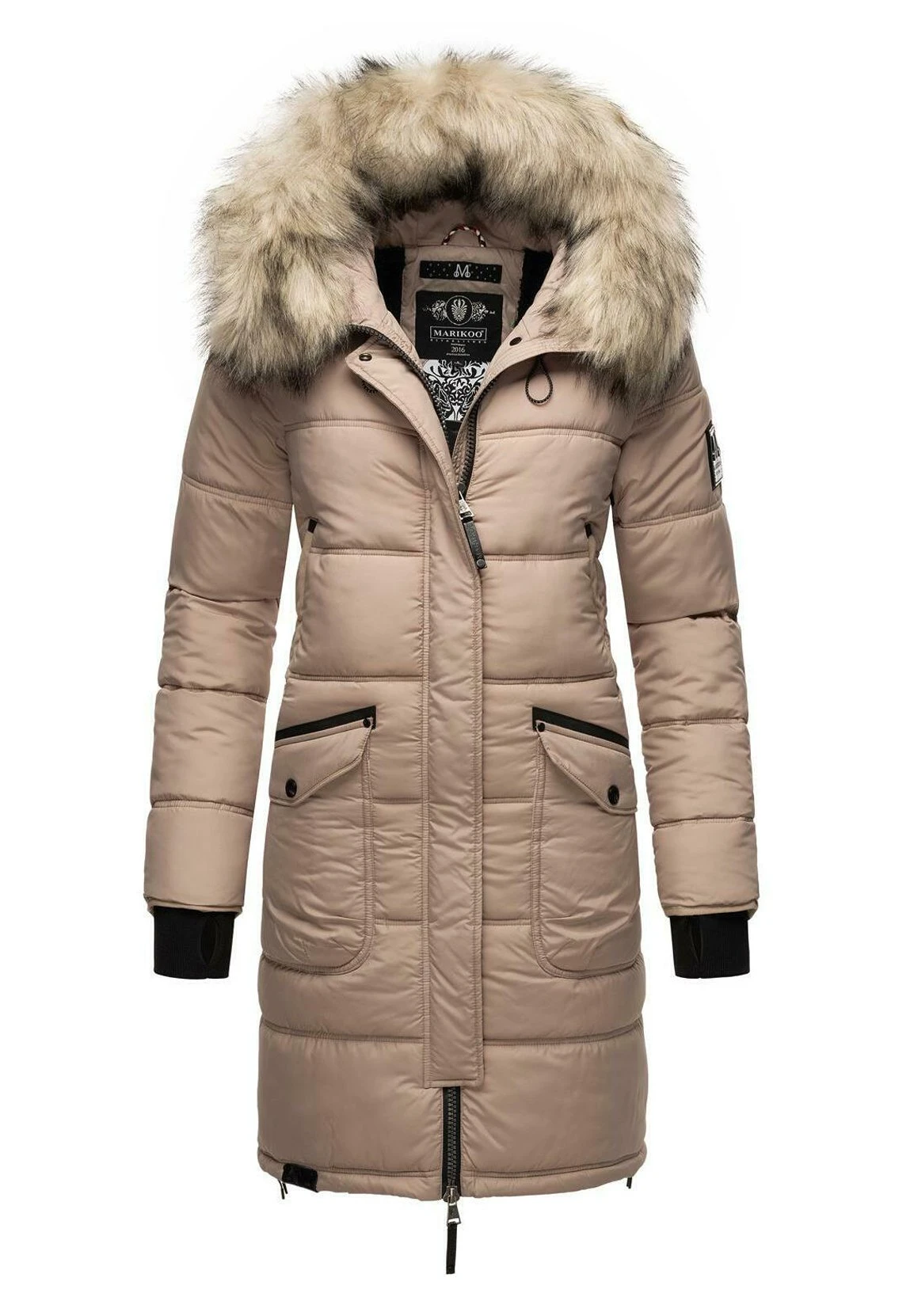 Marikoo Chaskaa - Winterjas - Taupe 5 Marikoo Chaskaa - Winterjas - Taupe - Afbeelding 5
