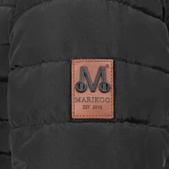 Marikoo Winterjassen Winterjas Amber Dames Zwart -Marikoo 6dc1f8bd5fc81890772fa88beef748dc