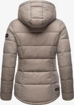Marikoo Winterjassen Winterjas Leandraa Dames Lichtgrijs -Marikoo 70eed57840c708a5b7818a5e838568f9