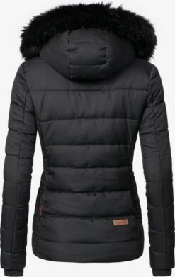 Marikoo Winterjassen Winterjas Unique Dames Zwart -Marikoo 76eff5d92abfe3c49343e07eb5384f8d