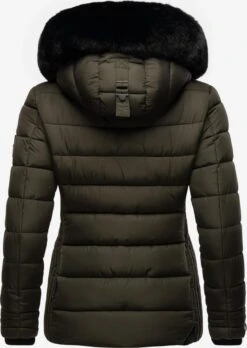 Marikoo Winterjassen Winterjas Qesraa Dames Antraciet -Marikoo 7823ac88e69090cc481510bc110537c6