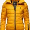 Marikoo Winterjassen Winterjas Poison Dames Geel