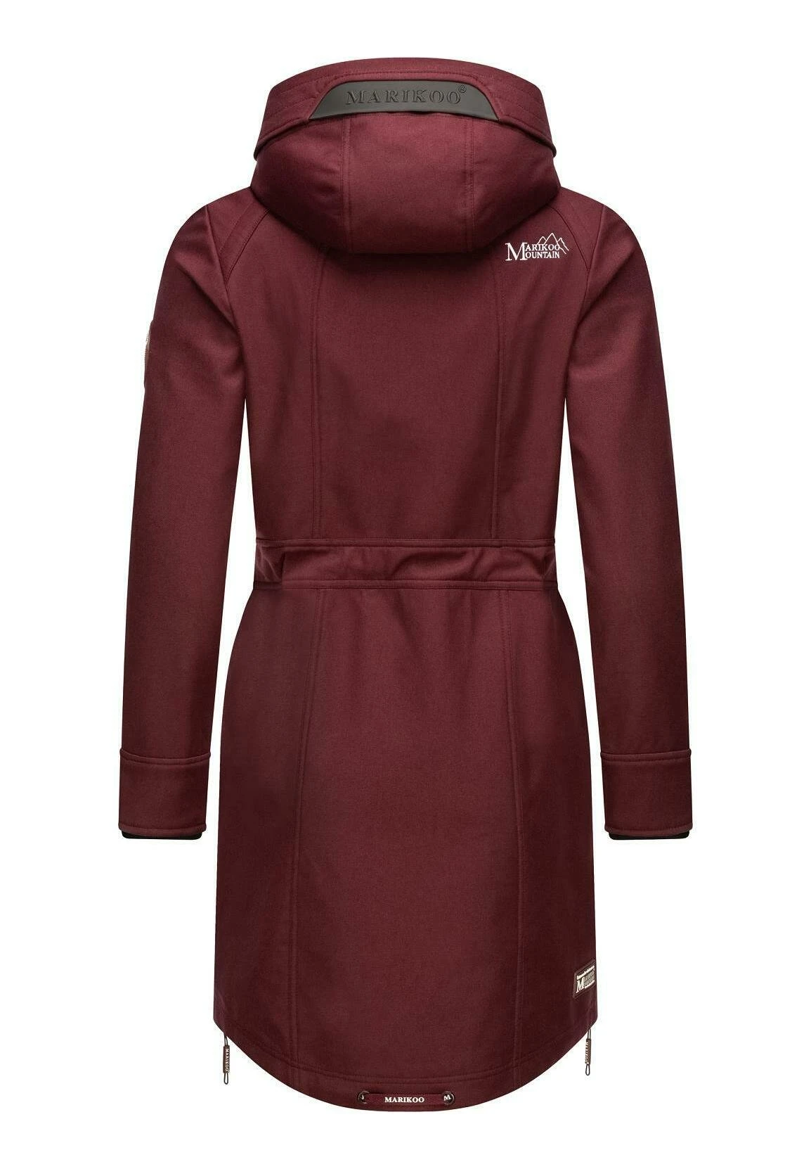 Marikoo Racquelle - Parka - Dark Red Melange 8 Marikoo Racquelle - Parka - Dark Red Melange - Afbeelding 8