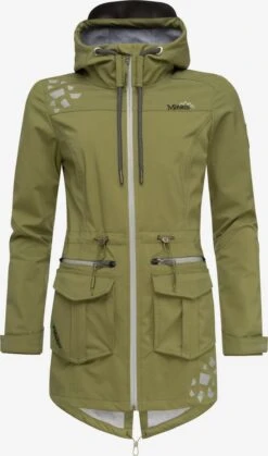 Marikoo Outdoor Jassen Functionele Jas Ulissaa Dames Olijfgroen