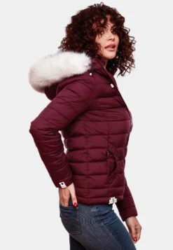 Marikoo Winterjas - Dark Red Melange 10 Marikoo Winterjas - Dark Red Melange -Marikoo 884447e964f04607a137bf8d4eb35e07