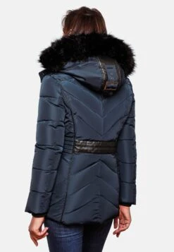 Marikoo Winterjassen Winterjas Vanilla Dames Kobaltblauw -Marikoo 8e417c6714478e81164db33a286b3940