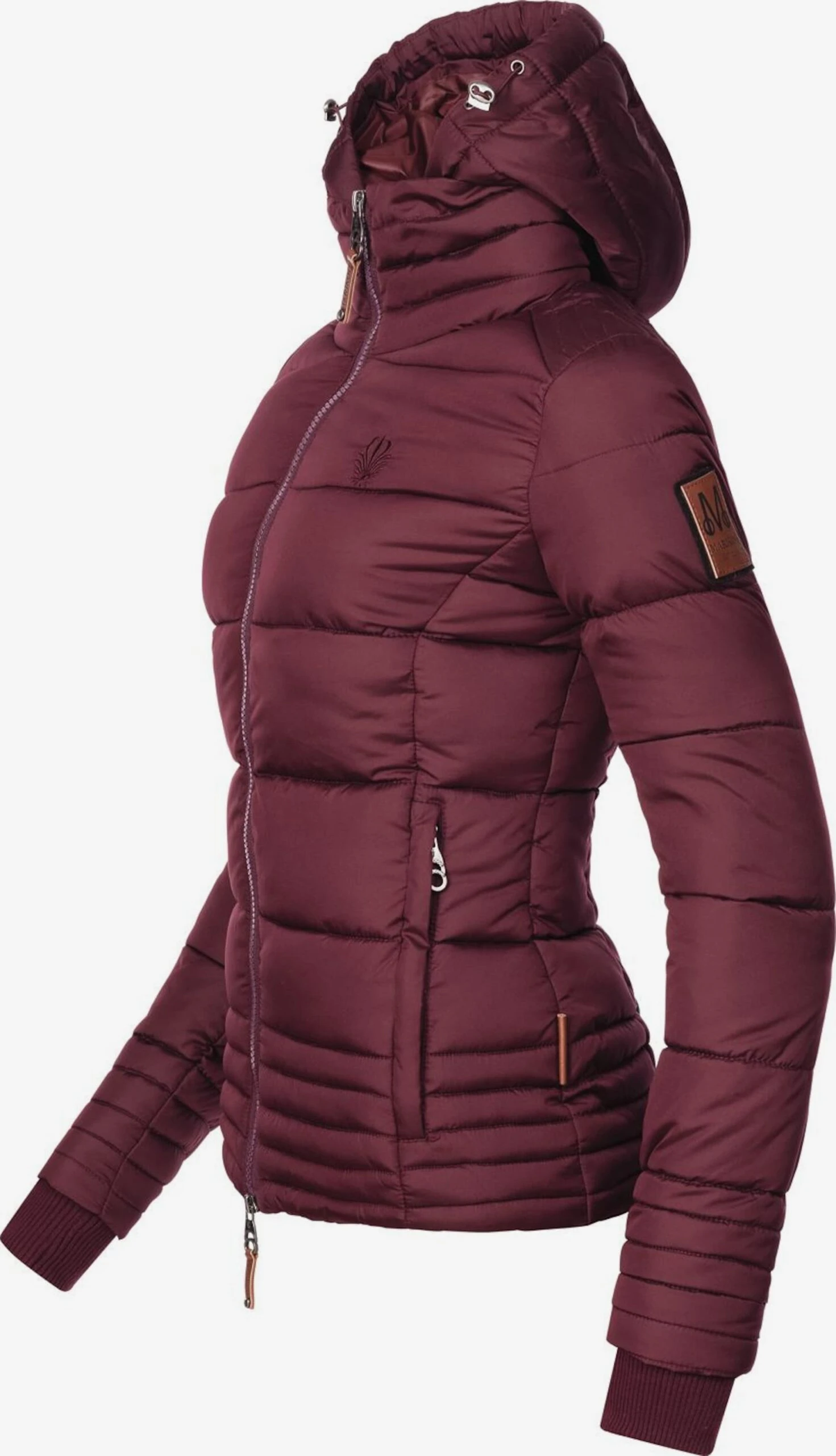 Marikoo Winterjassen Winterjas Sole Dames Bordeaux 2 Marikoo Winterjassen Winterjas Sole Dames Bordeaux - Afbeelding 2
