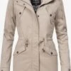 Marikoo Winterjassen Winterjas Manolya Dames Lichtbeige