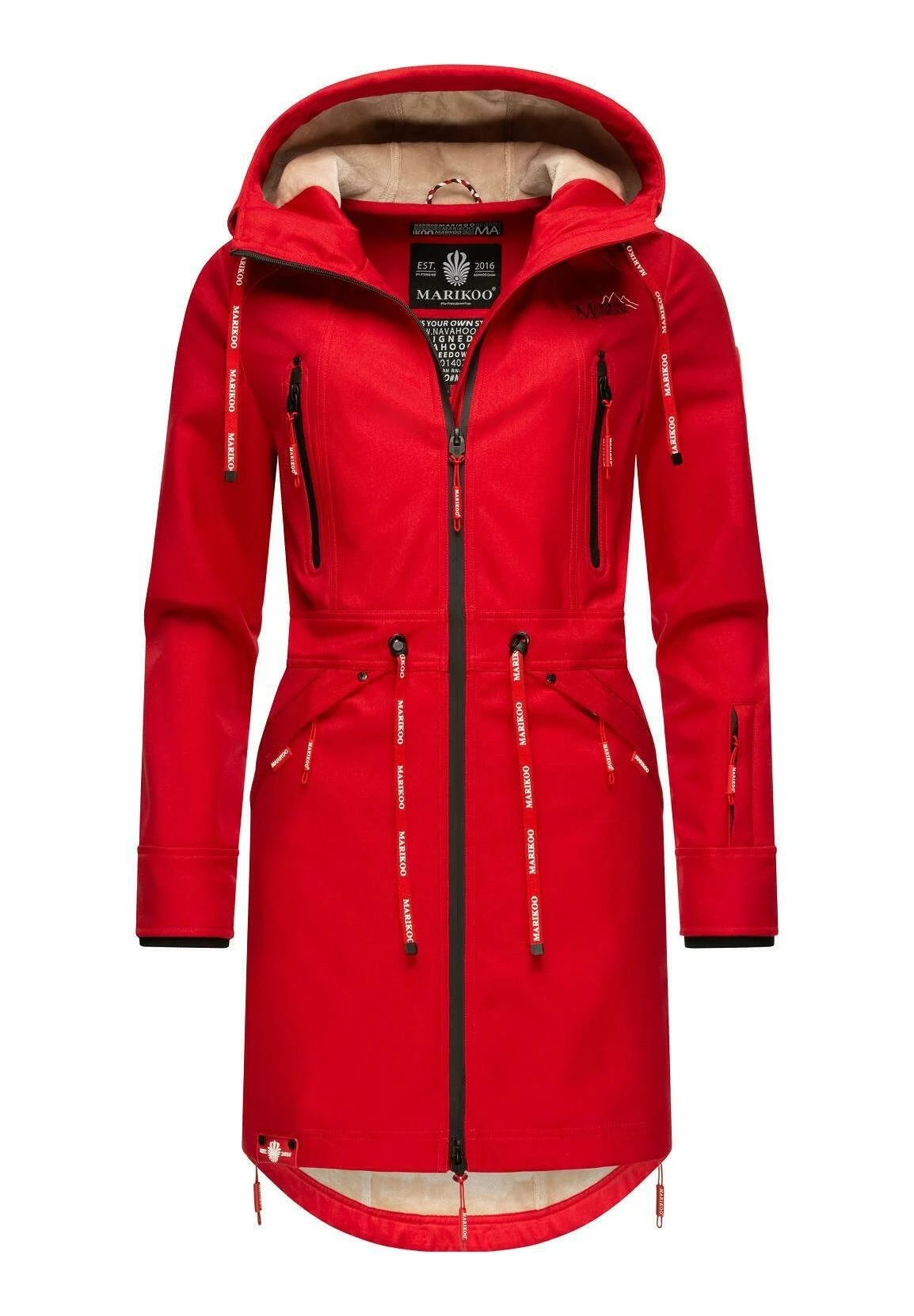 Marikoo Racquelle - Parka - Light Red 5 Marikoo Racquelle - Parka - Light Red - Afbeelding 5