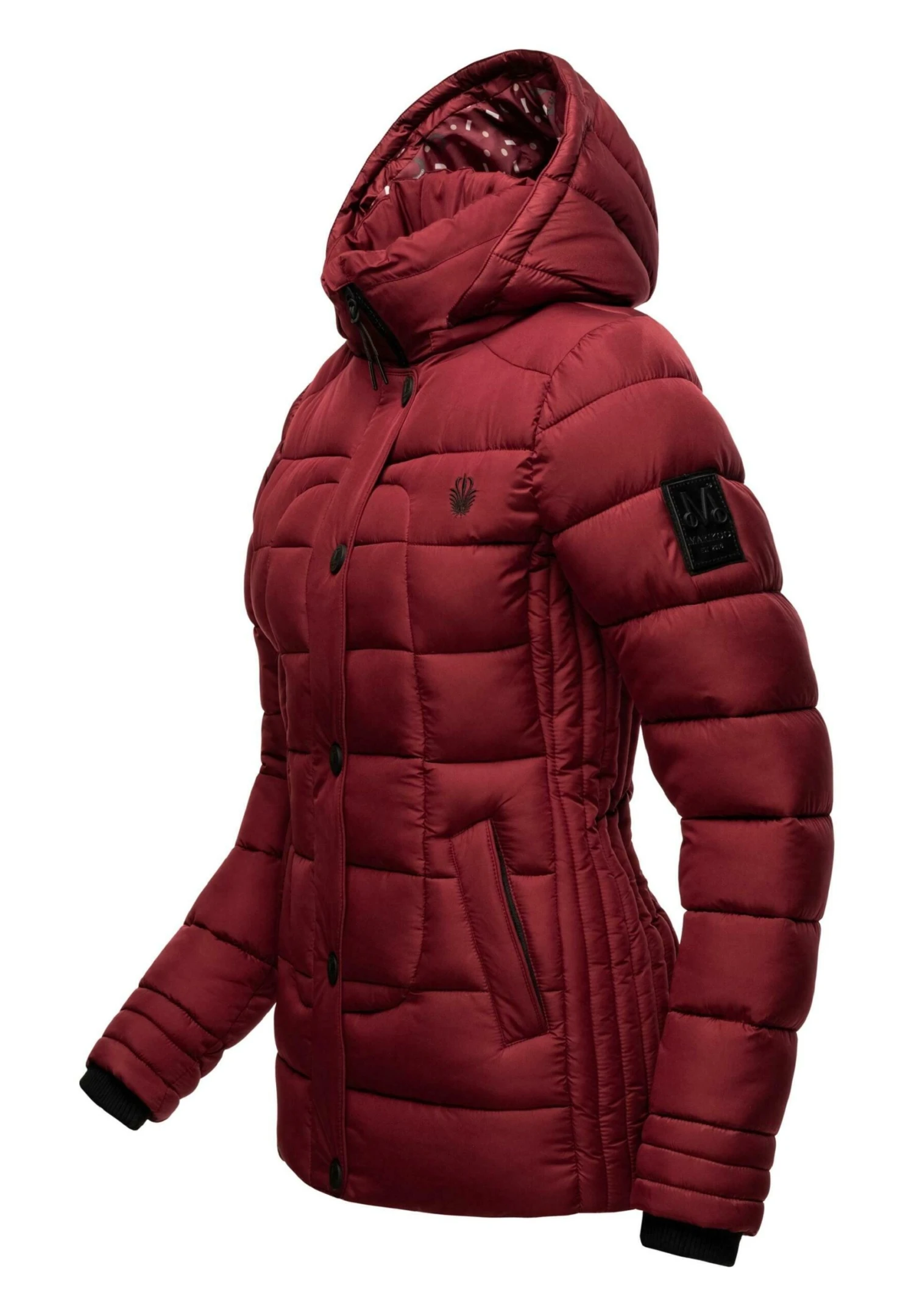 Marikoo Qesraa - Winterjas - Bordeaux 4 Marikoo Qesraa - Winterjas - Bordeaux - Afbeelding 4