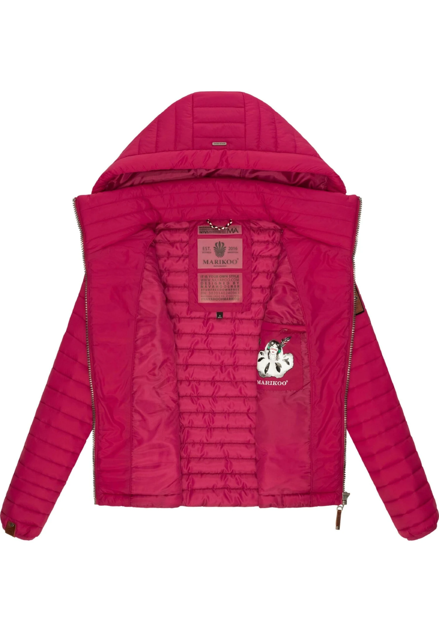 Marikoo Lowenbaby - Jas - Fuchsia 6 Marikoo Lowenbaby - Jas - Fuchsia - Afbeelding 6