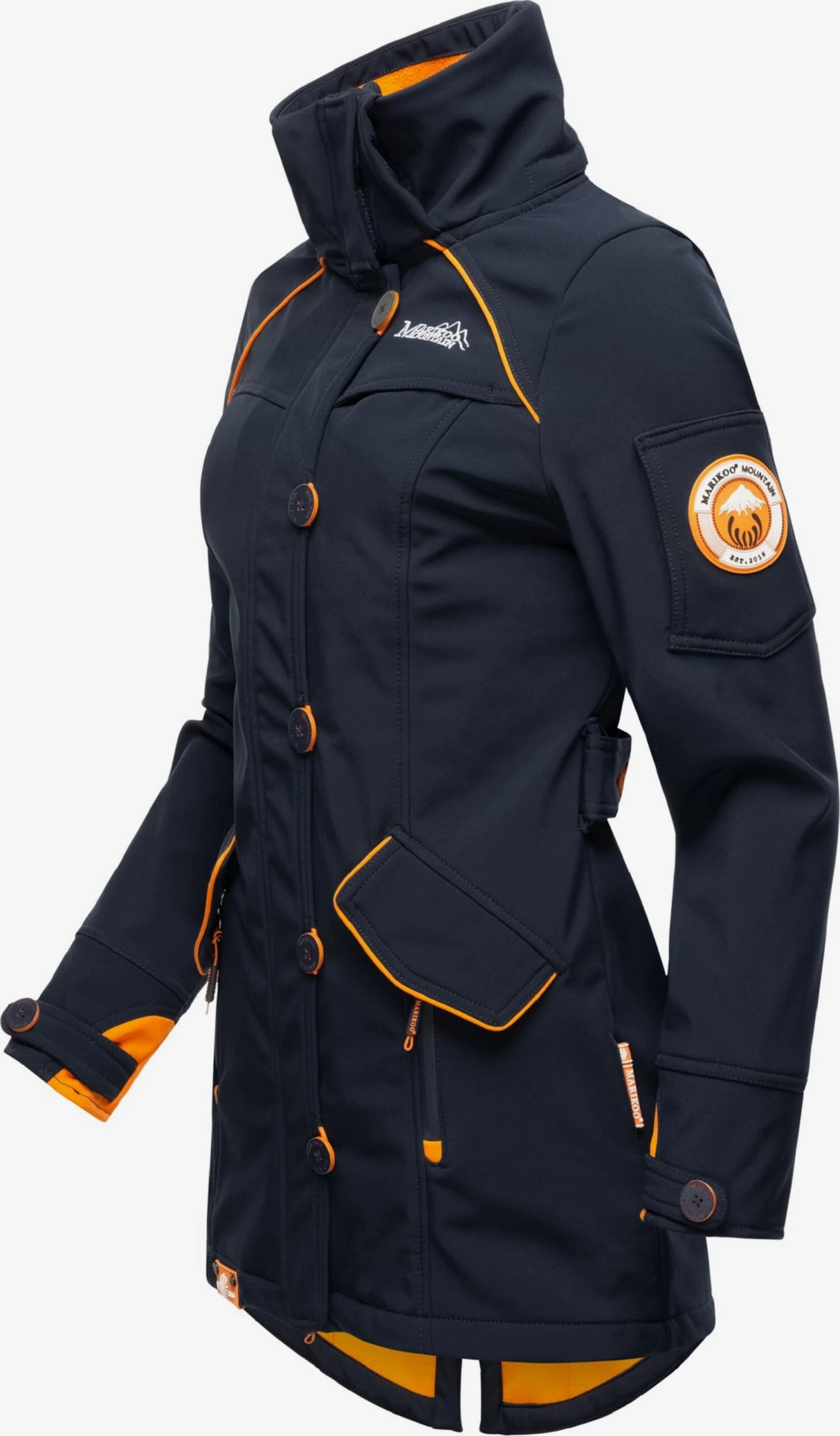 Marikoo Outdoor Jassen Functionele Jas Soulinaa Dames Navy 5 Marikoo Outdoor Jassen Functionele Jas Soulinaa Dames Navy - Afbeelding 5