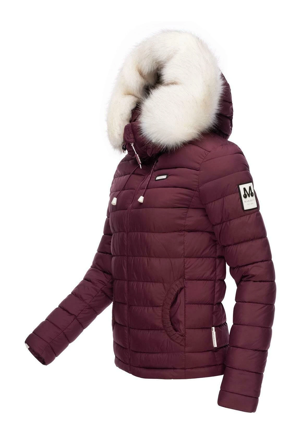 Marikoo Winterjas - Dark Red Melange 6 Marikoo Winterjas - Dark Red Melange - Afbeelding 6