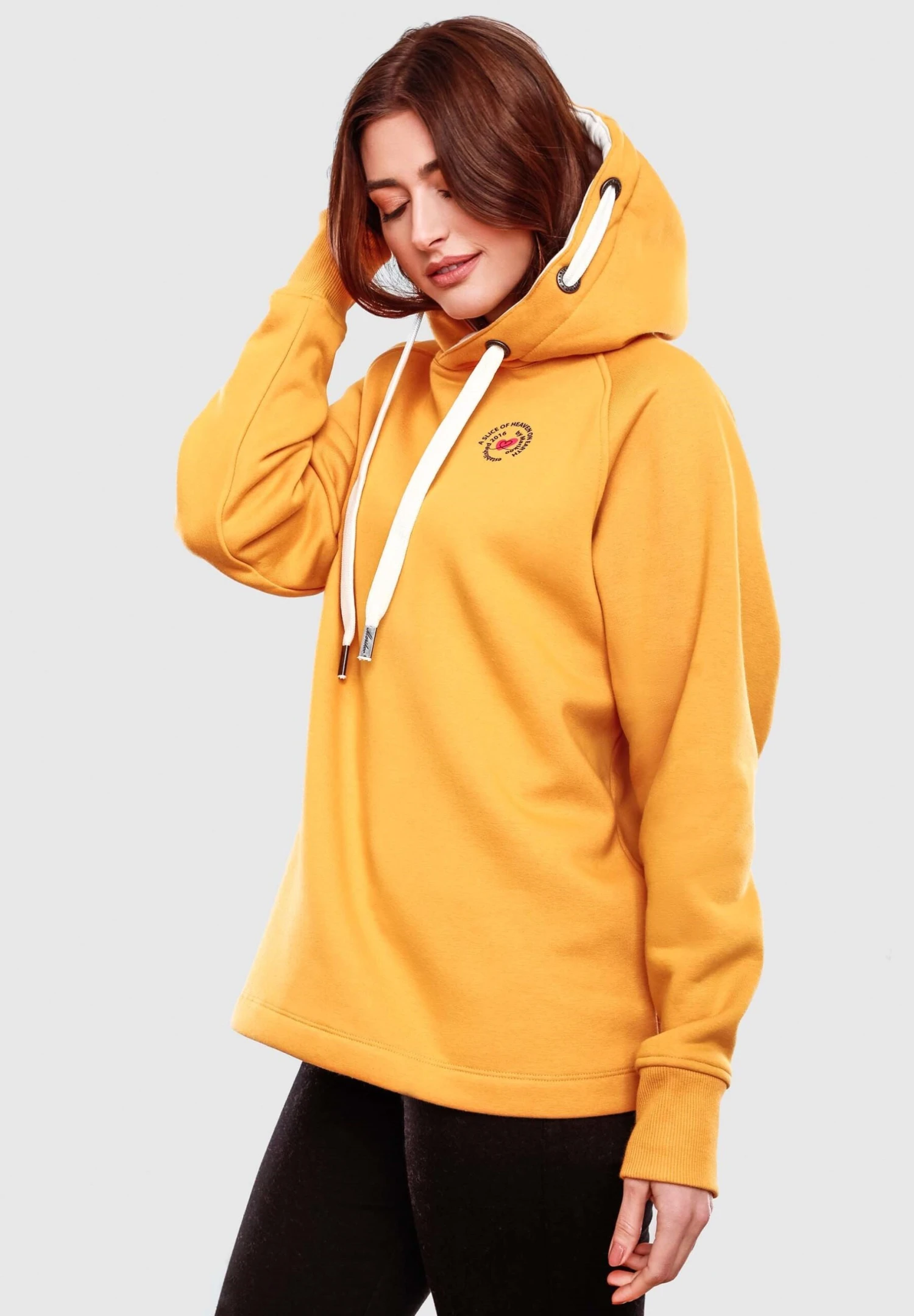 Marikoo Hoodie - Mid Yellow 3 Marikoo Hoodie - Mid Yellow - Afbeelding 3