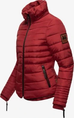 Marikoo Winterjassen Winterjas Amber Dames Rood -Marikoo 9fdf793a7fea693b2db13dbcb52419bf